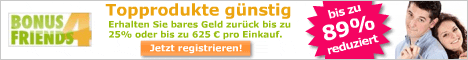 Bis zu 80 Prozent Rabatt bei Ihrem Einkauf im Internet!