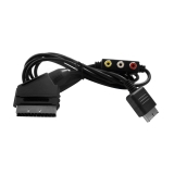 RGB Scart Kabel, YUV Component Komponenten Kabel 1,8m (f�r PS1, PS2, PS3) f�r TV, Monitor, Beamer